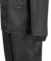 BJØRNSON Dusch Regenpak Dames & Heren - Waterdicht - Maat L - Zwart -Mushie  winkel 205x840