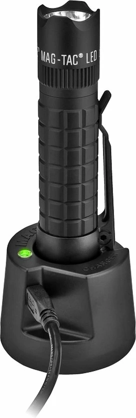 Maglite Mag-Tac - Crowned Rechargeable - LED - 3rd Generation - 671 LUMENS - 185m - Zaklamp - Zwart 4 Maglite Mag-Tac - Crowned Rechargeable - LED - 3rd Generation - 671 LUMENS - 185m - Zaklamp - Zwart - Afbeelding 4