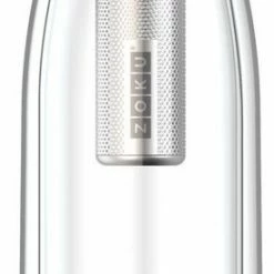 Zoku Drinkfles Met Thee Infuser 473 Ml Glas Transparant/zwart