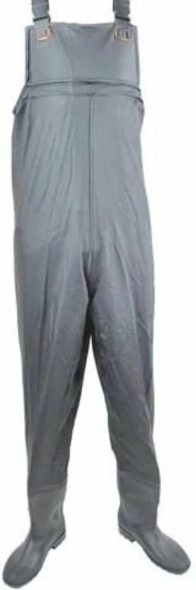 EASTWALL Waadpak Maat 43 - Waterdicht PVC Pak - Waadbroek Met Laarzen - Visserspak - Waterdicht Tuinpak - Warmtepak - Grijs/blauw 4 EASTWALL Waadpak Maat 43 - Waterdicht PVC Pak - Waadbroek Met Laarzen - Visserspak - Waterdicht Tuinpak - Warmtepak - Grijs/blauw - Afbeelding 4