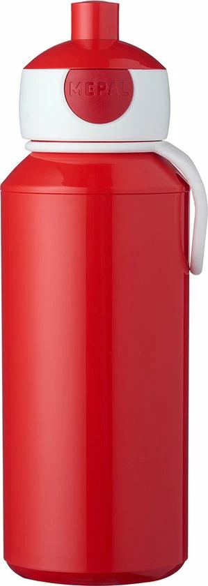 Mepal Campus Pop-Up Drinkfles 400 Ml - Rood 1 Mepal Campus Pop-Up Drinkfles 400 Ml - Rood