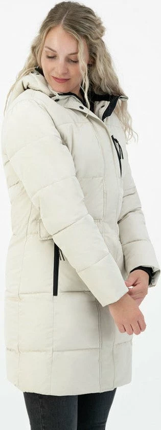 Kjelvik Dames Winterjas - Winterparka Dames - Clea - Sand - Maat 40 4 Kjelvik Dames Winterjas - Winterparka Dames - Clea - Sand - Maat 40 - Afbeelding 4