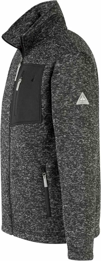 BJØRNSON Ruben Gebreid Vest 4 Seizoenen Heren - Teddy - Maat L - Zwart 2 BJØRNSON Ruben Gebreid Vest 4 Seizoenen Heren - Teddy - Maat L - Zwart - Afbeelding 2