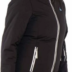 BJØRNSON EDIL Winterjas Ski-jas Dames - Winddicht Gevoerd - Waterafstotend - Capuchon - Rits Zakken - Winter Damesjas - Maat 36 - Zwart -Mushie  winkel 342x840