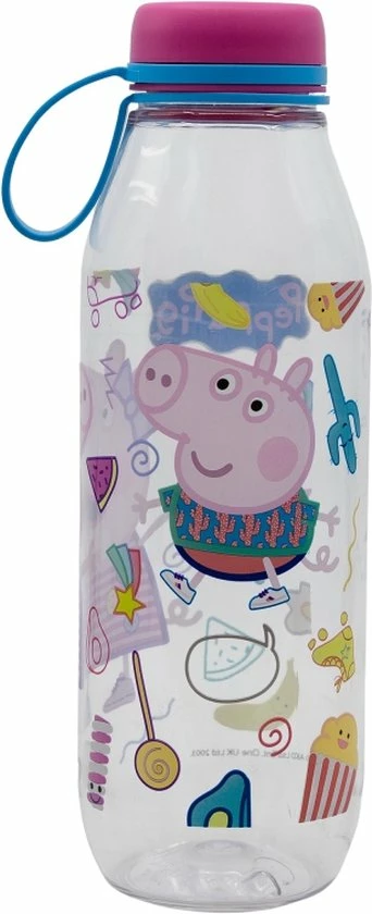 Peppa Pig Tritan Drinkbeker / Drinkfles - 650ml 1 Peppa Pig Tritan Drinkbeker / Drinkfles - 650ml