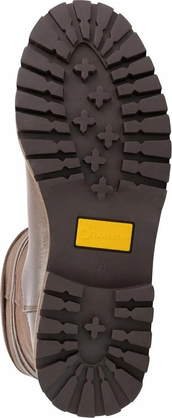 Travelin' Norway Heren Outdoorlaarzen - Waterdicht En Gevoerde Wandellaars - Donkerbruin Leer - Maat 44 4 Travelin' Norway Heren Outdoorlaarzen - Waterdicht En Gevoerde Wandellaars - Donkerbruin Leer - Maat 44 - Afbeelding 4