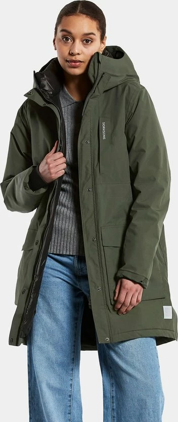 Didriksons Leya Parka Outdoorjas Dames - Maat 42 9 Didriksons Leya Parka Outdoorjas Dames - Maat 42 - Afbeelding 9
