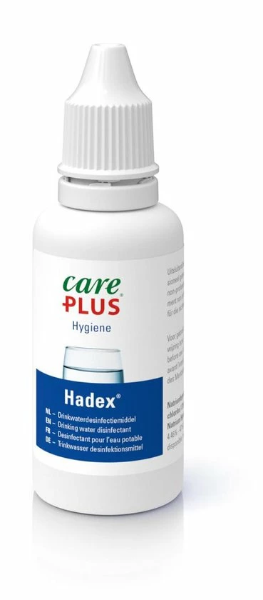 Care Plus Hadex - Drinkwater Desinfectiemiddel 7 Care Plus Hadex - Drinkwater Desinfectiemiddel - Afbeelding 7