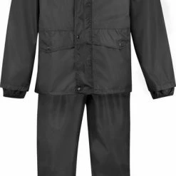 BJØRNSON Dusch Regenpak Dames & Heren - Waterdicht - Maat L - Zwart -Mushie  winkel 393x840 1