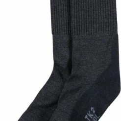 FALKE TK2 Explore Wool Wandelsokken Dikke Versterkte Thermische Sokken Zonder Patroon Met Medium Padding Lang En Warm Voor Wandelen Winter Merinowol Blauw Heren Sportsokken - Maat 44-45 -Mushie  winkel 406x840