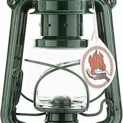 Feuerhand Olielamp / Stormlamp 276 Mosgroen