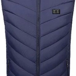 Hoster® Verwamde Bodywarmer Blauw - Unisex - Verwarmde Jas - Maat XXL - USB Oplaadbaar - Verwarmde Bodywarmer - Fleece Vest