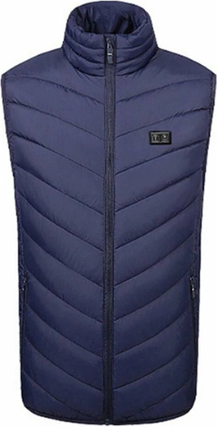 Hoster® Verwamde Bodywarmer Blauw - Unisex - Verwarmde Jas - Maat XXL - USB Oplaadbaar - Verwarmde Bodywarmer - Fleece Vest 1 Hoster® Verwamde Bodywarmer Blauw - Unisex - Verwarmde Jas - Maat XXL - USB Oplaadbaar - Verwarmde Bodywarmer - Fleece Vest