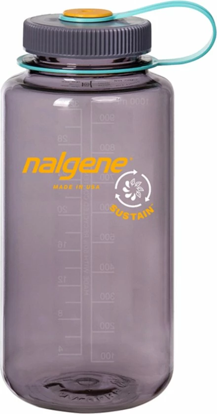 Nalgene Sustain Wide Mouth 1000ml - Drinkfles - Aubergine Sustain 5 Nalgene Sustain Wide Mouth 1000ml - Drinkfles - Aubergine Sustain - Afbeelding 5