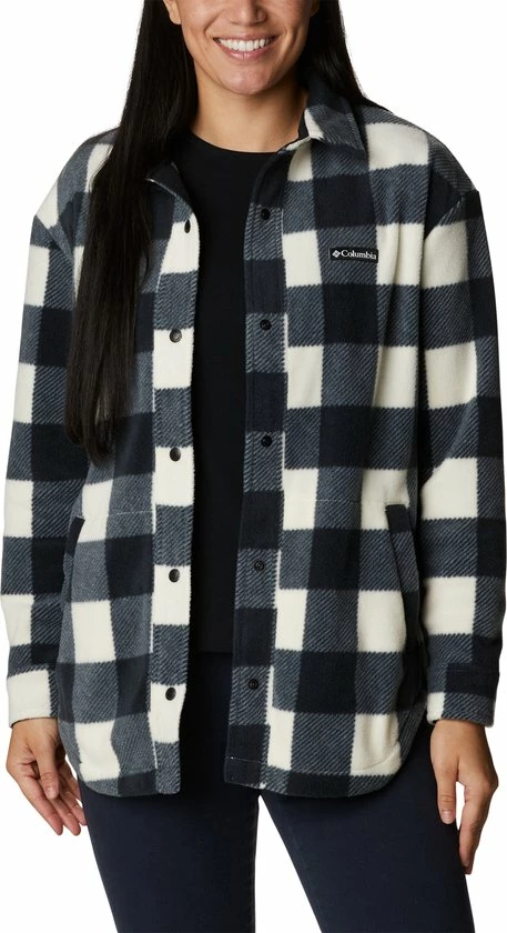 Columbia Benton Springs - Shirt Dames - Outdoorshirt - Chalk Check Print - Maat S 1 Columbia Benton Springs - Shirt Dames - Outdoorshirt - Chalk Check Print - Maat S