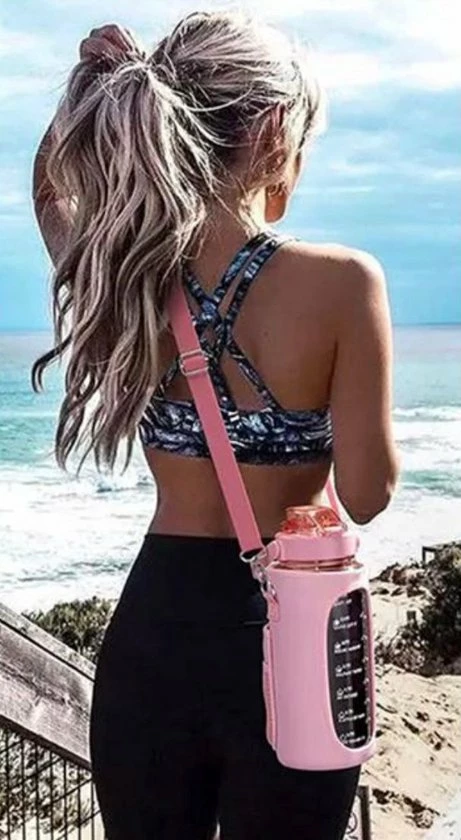 Merkloos Waterfles 2 Liter MET Tas Roze - Armband - Waterfles Met Rietje -Drinkfles Met Rietje - Grote Waterfles - Bottle 2 Liter - Sportbidon - Sportfles Fitness - Waterkan - Gallon - Schenkfles - Waterflessen 7 Merkloos Waterfles 2 Liter MET Tas Roze - Armband - Waterfles Met Rietje -Drinkfles Met Rietje - Grote Waterfles - Bottle 2 Liter - Sportbidon - Sportfles Fitness - Waterkan - Gallon - Schenkfles - Waterflessen - Afbeelding 7