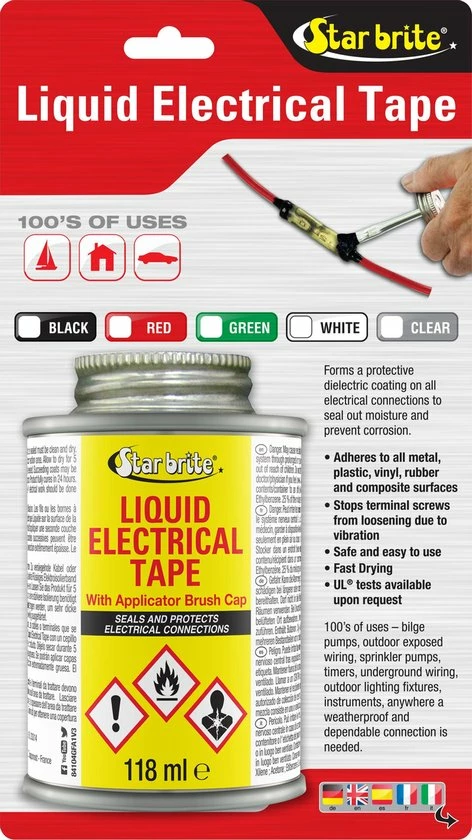 Starbrite Star Brite Liquid Electrical Tape - Black | 118ml 1 Starbrite Star Brite Liquid Electrical Tape - Black | 118ml