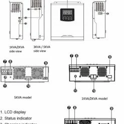 EASUN 1000W 12V Hybride Omvormer - Netstroom - MPPT Regelaar - Zonnepanelen Regelaar - Accu's - 230VAC 15 EASUN 1000W 12V Hybride Omvormer - Netstroom - MPPT Regelaar - Zonnepanelen Regelaar - Accu's - 230VAC -Mushie winkel 480x840