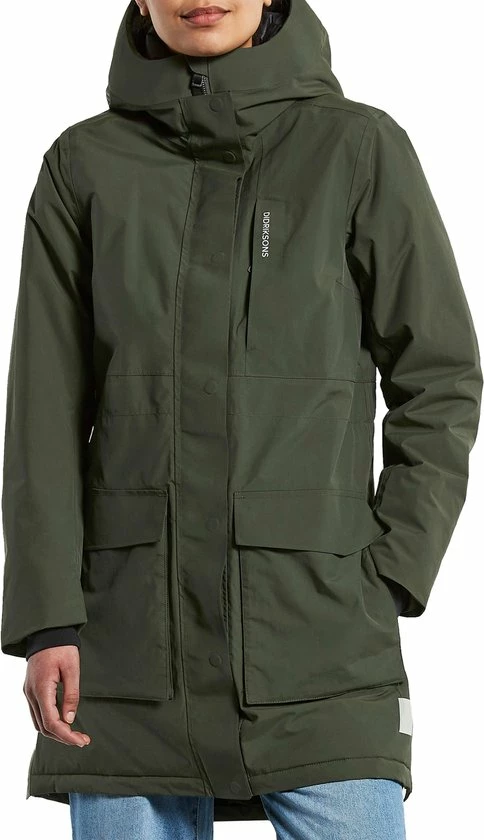 Didriksons Leya Parka Outdoorjas Dames - Maat 42 12 Didriksons Leya Parka Outdoorjas Dames - Maat 42 - Afbeelding 12