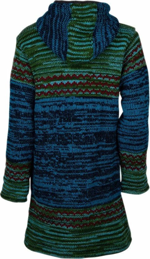 SHAKALOHA LIFE IS FOR LIVING Gebreid Wollen Vest Dames Met Voering - W Fling GreenPitch L 4 SHAKALOHA LIFE IS FOR LIVING Gebreid Wollen Vest Dames Met Voering - W Fling GreenPitch L - Afbeelding 4