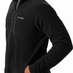 Columbia Fast Trek II Jacket - Fleece Vest Heren Volwassenen - Sluiting En Zakken Met Rits - Outdoorvest - Zwart - Maat M -Mushie  winkel 491x840 2