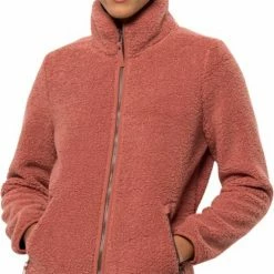 Jack Wolfskin High Curl Jacket Women - Outdoorvest - Dames - Autumn Red - Maat M -Mushie  winkel 491x840
