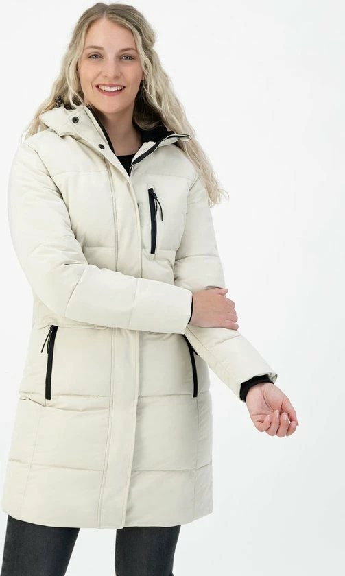 Kjelvik Dames Winterjas - Winterparka Dames - Clea - Sand - Maat 40 2 Kjelvik Dames Winterjas - Winterparka Dames - Clea - Sand - Maat 40 - Afbeelding 2