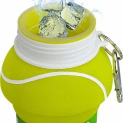 Merkloos Opvouwbare Drinkfles - Sport Waterfles 550 Ml - Opvouwbare Waterfles - Tennis Bidon - Sportbidon - Sport Accessoire - Drinkfles Kopen -Mushie  winkel 506x840 7
