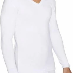 Ysabel Mora Thermisch Shirt Lang V-hals | Zwart | XXL