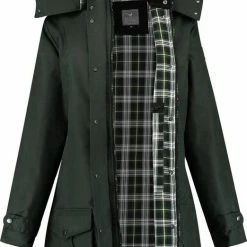 MGO Leisure Wear Kate Wax Parka Outdoorjas Dames - Maat S