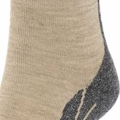 FALKE TK2 Explore Wandelsokken Warm Winter Zacht Thermisch Ademend Anti-blaar Antizweet Zonder Motief Met Elastische Boord Merinowol Beige Dames Sportsokken - Maat 39-40 -Mushie  winkel 528x840 2