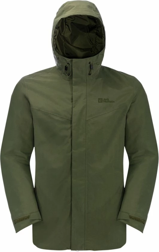 Jack Wolfskin Altenberg 3-in-1 Jas Mannen - Maat L 8 Jack Wolfskin Altenberg 3-in-1 Jas Mannen - Maat L - Afbeelding 8