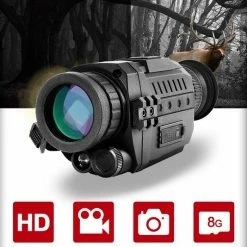 DrPhone MONO2 - Monoculaire Nachtzicht Telescoop 720P - 5X35 - Optische Digitale Nachtvision - Infrarood HD Met Foto/Video-opname/Afspelen/Functie - Nightvision Zwart -Mushie  winkel 534x840 1