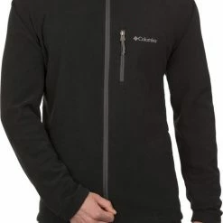 Columbia Fast Trek II Jacket - Fleece Vest Heren Volwassenen - Sluiting En Zakken Met Rits - Outdoorvest - Zwart - Maat M -Mushie  winkel 534x840 3