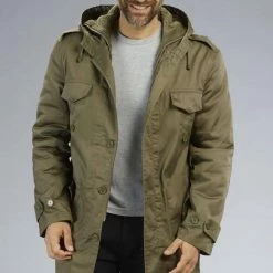 Brandit Parka, Olijfgroen, Maat L