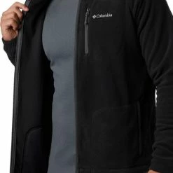 Columbia Fast Trek II Jacket - Fleece Vest Heren Volwassenen - Sluiting En Zakken Met Rits - Outdoorvest - Zwart - Maat M -Mushie  winkel 539x840