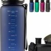 Drinkfles 650ml - Sport Bidon Drinkbus Luxe Hoge Kwaliteit - Blauw King Mungo