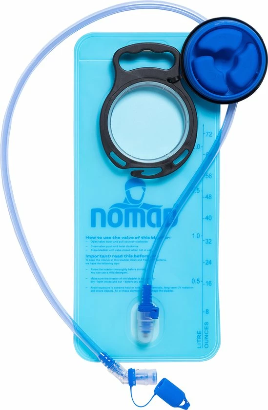 NOMAD® Waterzak 2 Liter - Incl Slang - Anti-lek Draaidop - Makkelijk Vullen En Schoonmaken - Universeel 2 NOMAD® Waterzak 2 Liter - Incl Slang - Anti-lek Draaidop - Makkelijk Vullen En Schoonmaken - Universeel - Afbeelding 2