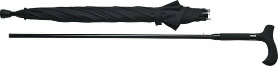 Impliva Falcone® Paraplu - Ø 102 Cm - Zwart 4 Impliva Falcone® Paraplu - Ø 102 Cm - Zwart - Afbeelding 4