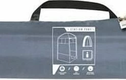 Mm Iz Luxe Douchetent - Grijs/Rood - 110x110x190(lxbxh) - Schuurtent Camping - Omkleedtent - Waterbestendig - Opvouwbaar - Incl. Opbergtas -Mushie  winkel 550x157 1