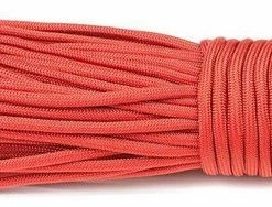 KJG Paracord Touw - 3mm - 15 Meter - Rood - Vismagneet Touw - 125kg Trekkracht