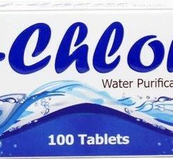 Ef-Chlor Waterzuiveringstabletten 8,5 Mg - 100 Stuks! - 1-2 Liter Veilig En Schoon Drinkwater In 30 Minuten!
