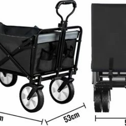Bolture Bolderkar Opvouwbaar Met Duwstang - Bolderkar Opvouwbaar Luchtbanden - 8 Inch Wielen - Inclusief Net - Zwart 11 Bolture Bolderkar Opvouwbaar Met Duwstang - Bolderkar Opvouwbaar Luchtbanden - 8 Inch Wielen - Inclusief Net - Zwart -Mushie winkel 550x272 3