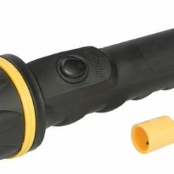 Silverline Zaklantaarn Met Rubberen Bescherming 2 X AA