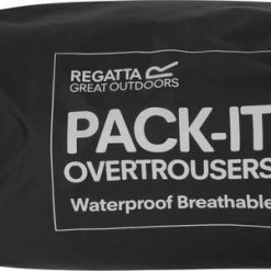 Regatta Pack-It - Regenbroek - Heren - Zwart - Maat S -Mushie  winkel 550x300 1