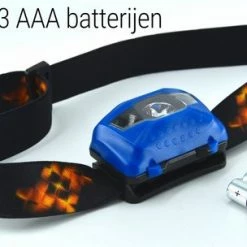Hoofdlamp LED - Hoofdlampje Waterdicht - Incl AAA Batterijen - Blauw - King Mungo -Mushie  winkel 550x304 2