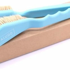 Taludd Klimborstelset - 2x Klimborstel Van Echt Varkenshaar - 1 Rechte En 1 Gehoekte Borstel - Voor Klimmen En Boulderen, Binnen En Buiten - Blauw -Mushie  winkel 550x314 1