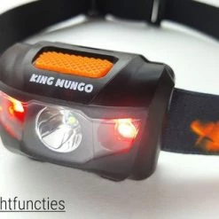 Hoofdlamp LED - Hoofdlampje Waterdicht - Incl AAA Batterijen - Blauw - King Mungo -Mushie  winkel 550x315 1
