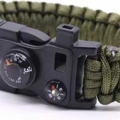 LOUZIR 15 In 1 Paracord Survival Armband - Camouflage - Handige & Comfortabele Reisgadget Met 15 Functies! - Stoere Survival Multi Tool - Multi Tool - Inclusief Magnesium Vuurstarter -Mushie  winkel 550x317