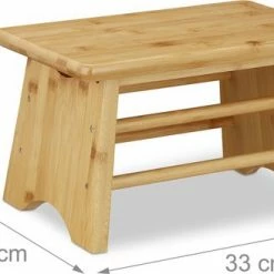 Relaxdays Opstapkrukje Hout - Kinderkruk - Voetenbankje - Opstapje - Krukje - Zitbankje -Mushie  winkel 550x328 1